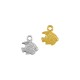 Zamak Charm Fish 10x8mm