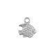 Ciondolo in Zamak a Forma di Pesce 10X8 mm