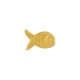 Zamak Bead Fish 11x8mm Ø1.4mm