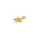 Zamak Charm Starfish 7mm