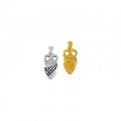 Breloque Amphore en Zamak 7 x 13 mm