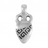 999° Silver Antique Plated/ 5µm