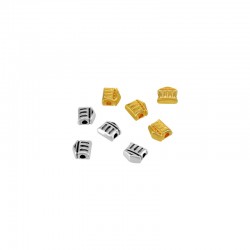 Zamak Bead Parthenon 9x8mm Ø2.2mm