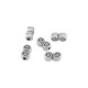 Zamak Bead Round Double Coil 12x7mm Ø2.2mm
