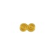 Zamak Bead Round Double Coil 12x7mm Ø2.2mm