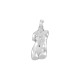 Ciondolo in Zamak con Statua del Corpo 10X20 mm