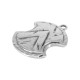 Zamak Pendant Shield 25x28mm