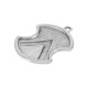 Pendentif en Zamak Bouclier 25 x 28 mm
