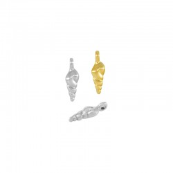 Breloque en Zamak en Forme de Coquillage 4 x 10 mm