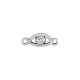 Zamak Connector Evil Eye 10x6mm
