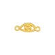 Zamak Connector Evil Eye 10x6mm
