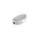 Zamak Bead Organic Pebble 11x17mm Ø2.2mm