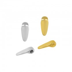 Charm en Zamak en Forme de dent ~6 x 16 mm Ø 2.8 mm
