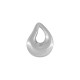 Colgante de Metal Zamak Gota Irregular 13x17mm
