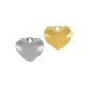 Zamak Charm Heart 21x19mm