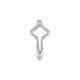 Pendentif Croix en Zamak ~19 x 39 mm Ø2.5 mm