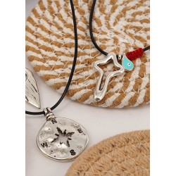 Pendentif Croix en Zamak ~19 x 39 mm Ø2.5 mm