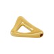 Zamak Organic Pendant Triangle ~30x20mm Ø3.2mm
