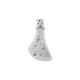 Zamak Pendant Axe ~18x30mm Ø3.2mm
