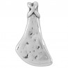 Argent antique plaqué 999°/ 5 µm