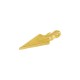 Zamak Pendant Spear ~15x35mm Ø3mm