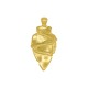Pendentif en Zamak en Forme de Lance ~25 x 43 mm Ø3 mm