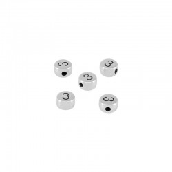 Curseur rond en Zamak « 3 » 7 Mm/4.4 mm Ø 2 mm