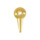 Charm rond et cône en Zamak 7 x 15 mm Ø 2.2 mm