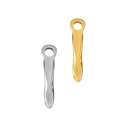 Barrette en Zamak 23 x 4 mm Ø 3.2 mm