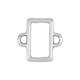 Connecteur en Zamak en Forme de Parallélogramme 10 x 15 mm