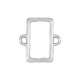 Connettore in Zama a Forma di Parallelogramma 12X20 mm