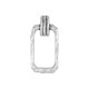 Pendentif Zamak Cadre Parallélogramme 14 x 28 mm Ø 2.2 mm