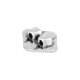 Curseur en Zamak en Forme de Losange 15 x 18 mm Ø 2.2 mm