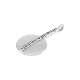 Zamak Pendant Round with Bar 15x26mm Ø2.2mm