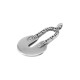 Pendentif en Zamak en Forme de Cadenas 15 x 26 mm Ø 2.2 mm