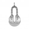 999° Silver Antique Plated/ 5µm