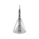 Zamak Pendant Triangle with Bar 14x25mm Ø2.2mm