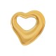 Zamak Pendant Heart 26x29mm/5.7mm