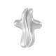 Zamak Pendant Cross ~21x28mm/4mm Ø1.8mm (2pcs/Set)