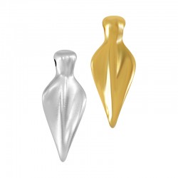 Pendentif en Zamak en Forme de Losange ~13 x 34 mm/4 mm Ø2 mm