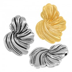 Pendentif Zamak Géométrique Irrégulier 27 x 35 mm/6 mm Ø 2.2 mm