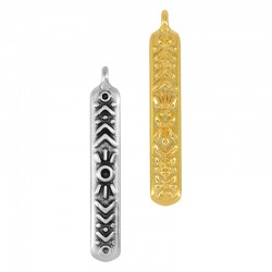Pendentif en Zamak Ethnic Bar 35 x 6 Mm/2.8 mm