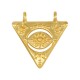 Colgante de Metal Zamak Triángulo 24x20mm/2.5mm