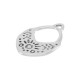 Zamak Pendant Ethnic with Symbols 19x24mm/1.6mm