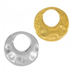Pendentif rond en Zamak 30 mm