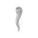 Ciondolo in Zama a Forma di Pepe 8X29 mm Ø3 mm