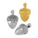 Zamak Charm Acorn 10x17mm Ø1.8mm