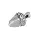 Ciondolo in Zama Ghianda 10X17 mm Ø1.8 mm