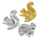 Breloque Écureuil en Zamak 23 x 19 mm Ø 2.2 mm