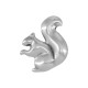 Breloque Écureuil en Zamak 23 x 19 mm Ø 2.2 mm